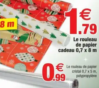 Bazarland Le rouleau de papier cadeau offre