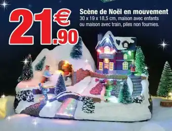 Bazarland Scène de noël en mouvement offre