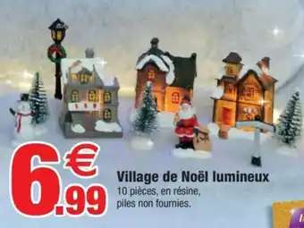 Bazarland Village de noël lumineux offre