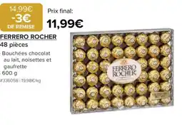Costco FERRERO ROCHER 48 pièces offre
