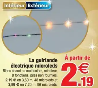 Bazarland La guirlande électrique microleds offre