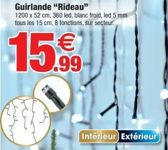 Bazarland Guirlande "rideau" offre