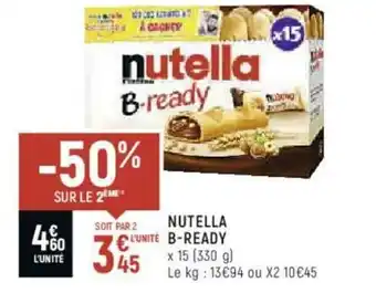 Spar Nutella b-ready offre