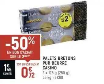 Spar Palets bretons pur beurre casino offre