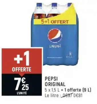 Spar Pepsi original offre