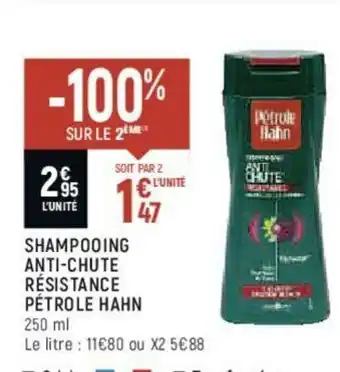 Shampooing anti-chute résistance