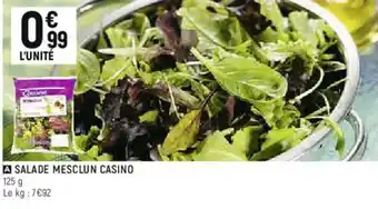 Spar Salade mesclun casino offre