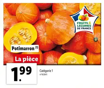 Lidl Potimarron offre
