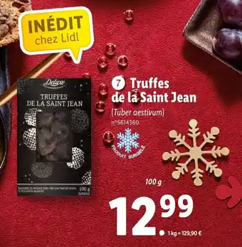 Lidl Truffes de la saint jean offre