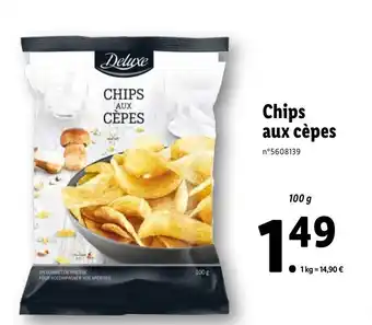 Lidl Chips aux cèpes offre