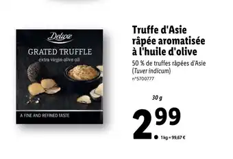 Lidl Truffe d'asie râpée aromatisée offre