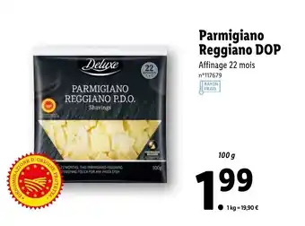 Lidl Parmigiano reggiano AOP offre