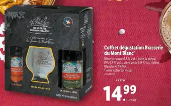 Lidl Coffret dégustation brasserie du mont blanc offre