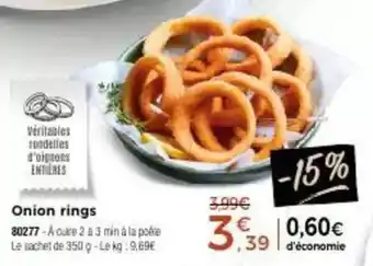 Thiriet Onion rings offre