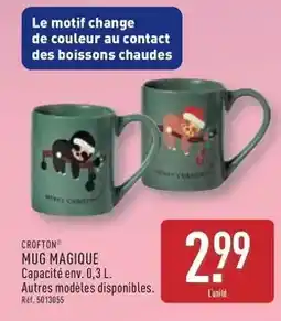 ALDI Mug magique offre