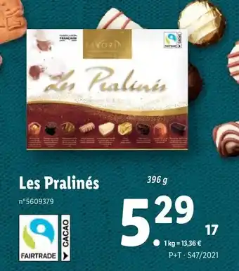 Lidl Les pralinés offre