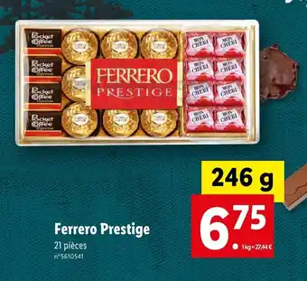 Lidl Ferrero prestige offre