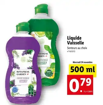 Lidl Liquide vaisselle offre