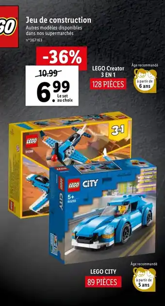 Lidl Jeu de Construction offre
