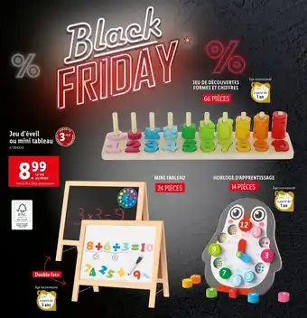 Lidl Jeu d'éveil Ou Mini Tableau offre