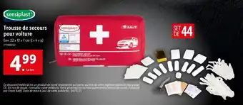 Lidl Trousse de Secours Pour Voiture offre