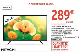 Téléviseur 43