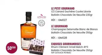 Le Petit Gourmand, Le Gourmand, Exquises Gourmandises