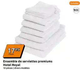 Action Ensemble de serviettes premiums Hotel Royal offre