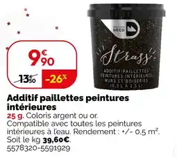 Weldom MAISON DECO Additif paillettes peintures intérieures offre