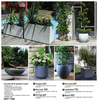 Les Pots De La Gamme Graphit