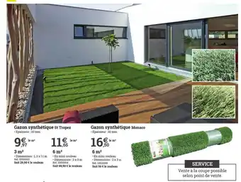 Espace emeraude Gazon Synthétique St Tropez, Gazon Synthétique Monaco offre
