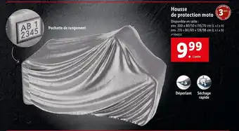 Lidl Housse de Protection Moto offre