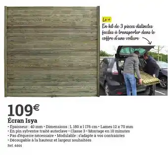 écran Isya