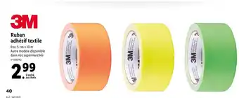 Lidl Ruban Adhésif Textile offre