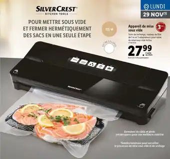 Lidl Appareil de Mise Sous Vide offre