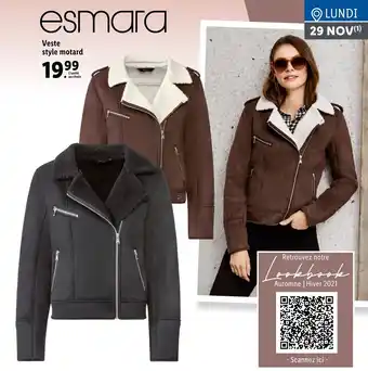 Lidl Veste Style Motard offre
