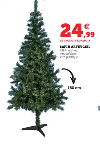 Super U Sapin Artificiel offre