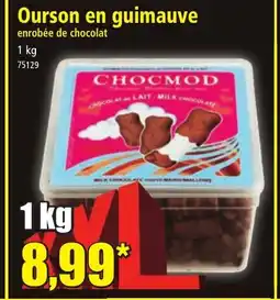 Norma Ourson en guimauve offre