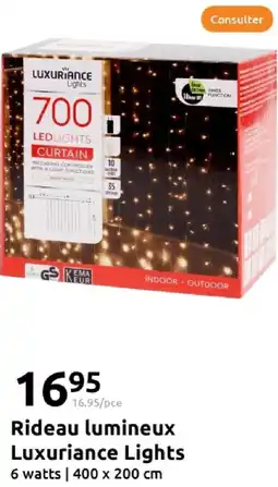 Action Luxuriance Lights Rideau lumineux offre