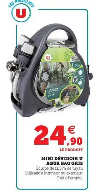 U Express Mini Dévidoir U Aqua Bag Gris offre