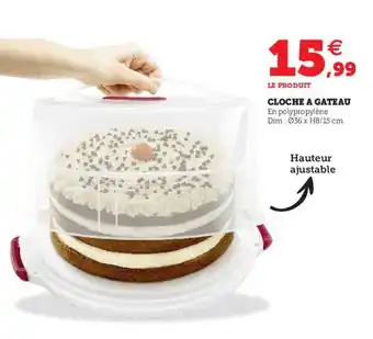 U Express Cloche à Gâteau offre