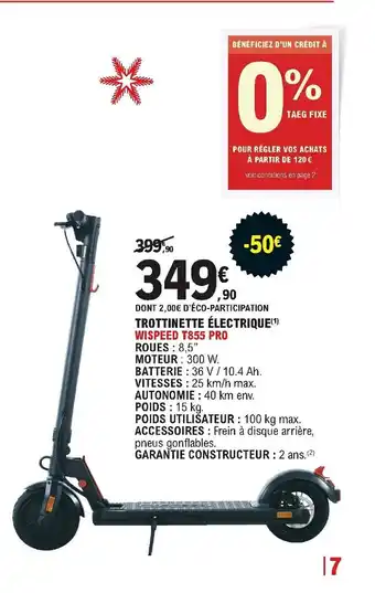 Trottinette électrique