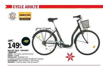 E.Leclerc Sport Velo 26 Ville-Capucine offre