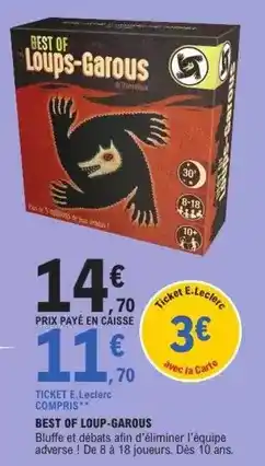 E.Leclerc Jardi Purina - friandises chien offre