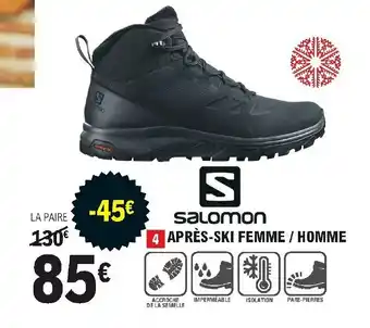 E.Leclerc Sport Après-Ski Femme / Homme offre