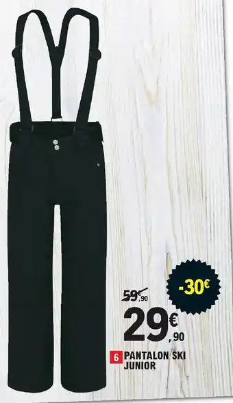 E.Leclerc Sport Pantalon Ski Junior offre