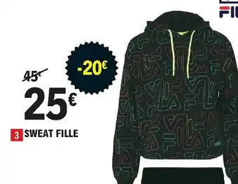 E.Leclerc Sport Sweat Fille offre