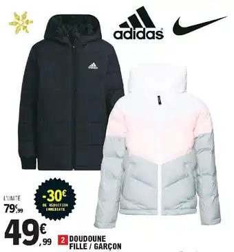E.Leclerc Sport Doudoune Fille / Garçon offre