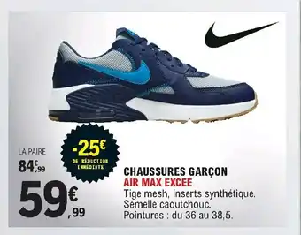 E.Leclerc Sport Chaussures Garçon offre
