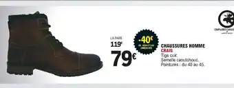 E.Leclerc Sport Chaussures Homme offre